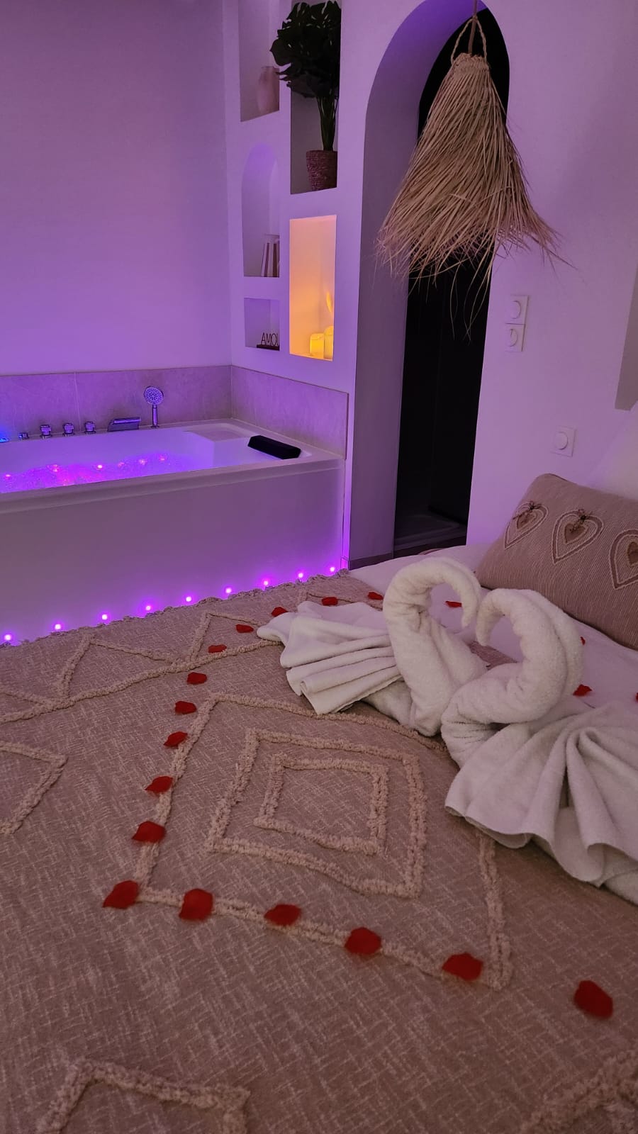 Douche XXL et espace bien-être dans Le Refuge à Tulum